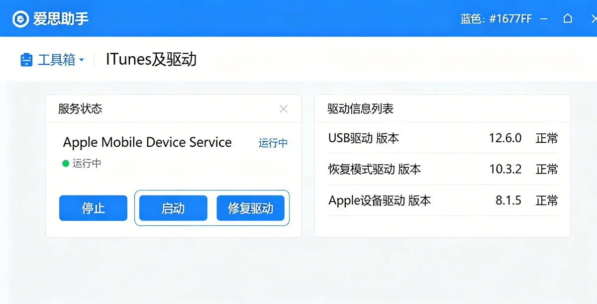故障排查界面